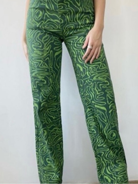 Bailey Rose Denim - Bailey Rose Wavy Print Jeans
